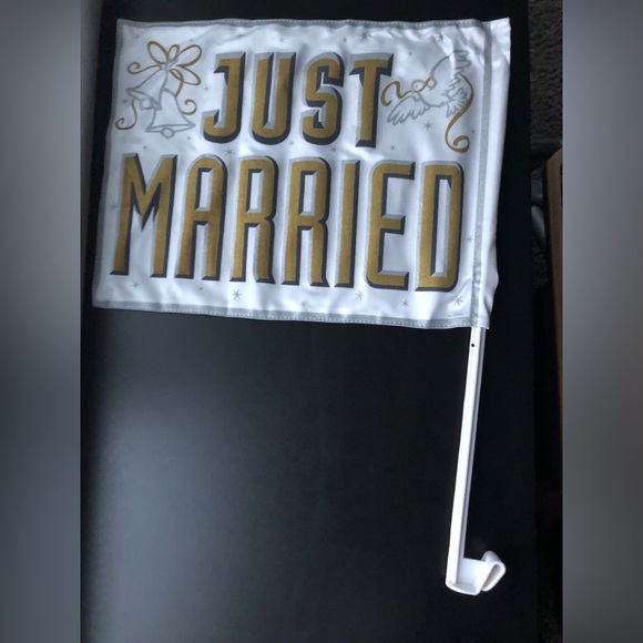 2 Just Married Signs for car - Picture 4 of 4